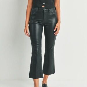 Just Black Denim coated kick flare size 29